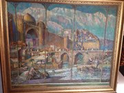 Картина Санталов В.Я. «Город Тараз»